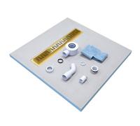 Insl8 Linear Wet Room Tile-On Shower Tray With Gold Grate Alternative Slots - 1500 X 900 X 30mm