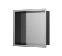 Insl8 Stainless Steel Brushed Steel Shower Niches - 305 X 305 X 100mm