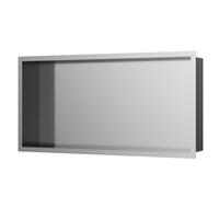 Insl8 Stainless Steel Brushed Steel Shower Niches - 610 X 305 X 100mm
