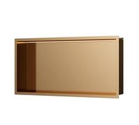 INSL8 Stainless Steel Rose Gold (610 x 305 x 100mm - LED) Shower Niches - Shelved & Standard Options | with or Without LED Lighting