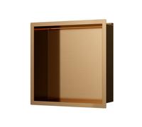 Insl8 Stainless Steel Rose Gold Shower Niches - 305 X 305 X 100mm (Led)