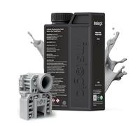 Inslogic 3D Printer Resin, 1KG Strong Durable Nylon Like 3D Resin for LCD DLP SLA Resin 3D Printers, 395-405nm UV Light Curing 3D Printing Liquid Photopolymer Resin, Good for Functional Parts. (Grey)