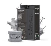 Inslogic Dental Model 3D Printer Resin, 1KG Repair Photosensitive Resin, Oral Dentistry Orthodontic Model Material, Light-Curing LCD Resin, Wavelength 405nm. (Grey)