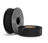 Inslogic Matte PLA Filament 1.75mm 3D Printer Filament, Fine Matte Texture & High Precision, Dimensional Accuracy +/- 0.02mm, Fit Most FDM 3D Printers, 1 Spool + 1 Refill, Black