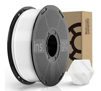 Inslogic PLA Pro Filament 1.75mm 3D Printer Filament, Tough & Durable PLA Filament 1kg Spool (2.2lbs), 50-300mm/s High-Speed Printing, Dimensional Accuracy +/- 0.02mm, Fit Most FDM 3D Printers, White
