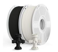 Inslogic Pre-dried Nylon Filament 1.75 mm 3D Printer Filament, Polyamide (PA) PA6/66 Warp Free Printing Fits Most FDM Printers, 2 kg Reusable Spool, Natural Colour + Black