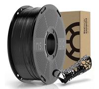 Inslogic TPU Filament 1.75 mm, Flexible 90A Filament, Soft & Tear-Resistant 3D Printing Material, 1 kg Spool, High Elasticity & Skin-Safe, Compatible with Most FDM 3D Printers (Black)