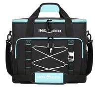 INSMEER Cool Bag Large 55L/90 Cans, XXL Insulated Cooler Bag Leakproof, Thermal Picnic Bag with Adjustable Padded Strap&Bottle Opener, Foldable Soft Cool Bags for Camping,Beach,Family Trip,Shopping