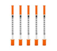 Insnlin Syringe With Needle 30g 1ml/cc 1/2-inch (13mm) Individually Sealed,pack Of 100