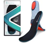 Insole, All Day Comfort, Physical Therapist Supervised Insole, Shock Absorption, Arch Support, Unisex, Rela Kino (Black, 24-25)