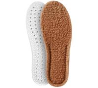 Insoles are Warm Fleece Super Soft Elastic Comfortable Breathable Antibacterial and Deodorizing Ideal for Cold and Rainy Days(Brown,25-29)