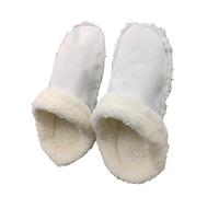 Insoles for Croc-s Clogs Replacement, Shoes Warm Liner Clogs Liner, White Fur Insert Lining Shoe Inner for Shoes Clogs Removable