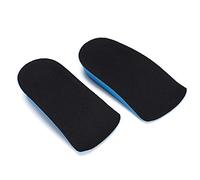 Insoles for Increasing Height PU, 2-4 cm, Invisibility, Sports, Comfortable, Half Height, Foot Pad Raise, Raised Heel Pads, Gel Inserts, T-Pads (2 cm)