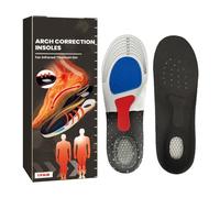 Insoles for shoes, shock-absorbing comfort for the whole day, orthopaedic arch support for shoes, for women, men, teenagers, seniors, work boots, trainers, high heels, running