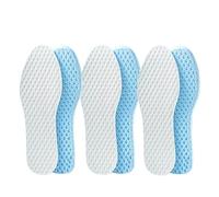 Insoles Mesh Breathable Insoles Cooling Shoe Pads Absorb-Sweat Light Sport Insole with Memory Foam Shoe Pads Shoe Insoles(Blue-3Pair,EU35-36)
