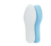 Insoles Mesh Breathable Insoles Cooling Shoe Pads Absorb-Sweat Light Sport Insole with Memory Foam Shoe Pads Shoe Insoles(Blue-1Pair,EU43-44)