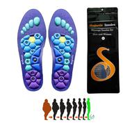 Insoles, Slimming Inserts, Relief for Painful Feet with Magnetic Acupressure Inserts, Blue, Insert for Men and Women (Blue-N, 35-39 x 1 Pair)