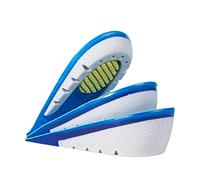 Insoles TPE Heightened Insole Height Increase Half Shoes Pad Men Women Silicone Gel Invisible Growing Heel 1-3cm Lift Soles Memory Foam Insoles(3CM)