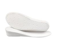 Insoles White for TPU Heightening Shock Absorbing Daily Walking | Lightweight Elastic Design, Arch Support and Breathable Finish, 43-44 Size with 2.5cm Profile