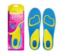 Insoles Women Active Gel Shock Absorbing Foot Pads for Womens & Teen Agers Work Boots Running Shoes Hiking and Sneakers Trainer Support Inner Soles Customizable Heels Comfort Pain Relief Shoe Inser