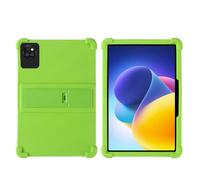 INSOLKIDON Case Compatible For DOOGEE T10W 10-INCH tablet, Full Coverage Ultra Slim adjustable Stand Silicone Shockproof Lightweight Protective Cover Case (Green)