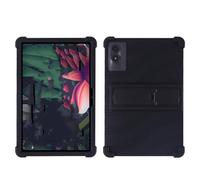 INSOLKIDON Case Compatible with DOOGEE Tab E3 11-INCH tablet, Full Coverage Ultra Slim adjustable Stand Silicone Shockproof Lightweight Protective Cover Case (Black)