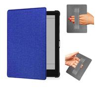 INSOLKIDON Compatible For Boox Go 6 (Gen II)/Boox Go 6 6 INCH case Full Coverage Ultra Slim PU leather Cover Case folding Cover Protective Auto Sleep Wake (Blue)
