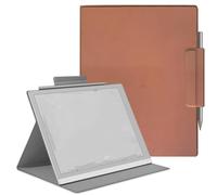 INSOLKIDON Compatible For BOOX Tablet Go 10.3 Gen II Lumi 2026 Released EPaper case Full Coverage Ultra Slim PU leather Cover Case folding Multi-Angle Stand Cover Protective Auto Sleep Wake (Brown)