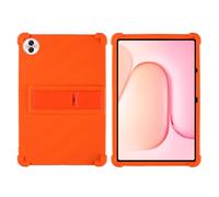 INSOLKIDON Compatible for Honor Pad 10/20 Case 12.1 Inch 2025/2026 Tablet Case, Full Coverage Ultra Slim adjustable Stand Silicone Shockproof Lightweight Protective Cover Case (Orange)