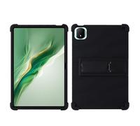 INSOLKIDON Compatible For Huawei Honor MagicPad3 12.5 inch CGA-W00 2025 Tablet Case, Full Coverage Ultra Slim adjustable Stand Silicone Shockproof Lightweight Protective Cover Case (Black)