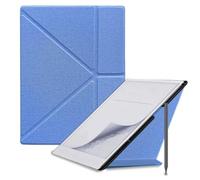INSOLKIDON Compatible For Pocketbook Inkpad One 10.3 Inch 2026 Tablet case, Full Coverage Ultra Slim PU leather Cover Case folding Multi Angle Stand Cover Protective Tablet Auto Sleep Wake (Blue)