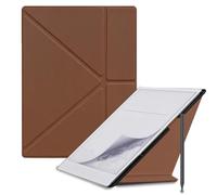 INSOLKIDON Compatible For Pocketbook Inkpad One 10.3 Inch 2026 Tablet case, Full Coverage Ultra Slim PU leather Cover Case folding Multi Angle Stand Cover Protective Tablet Auto Sleep Wake (Brown)