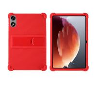 INSOLKIDON Compatible For SHARECLOUD P10_T 10 Inch Tablet Case, Full Coverage Ultra Slim adjustable Stand Silicone Shockproof Lightweight Protective Cover Case (Red)