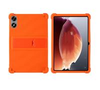 INSOLKIDON Compatible For SHARECLOUD P10_T 10 Inch Tablet Case, Full Coverage Ultra Slim adjustable Stand Silicone Shockproof Lightweight Protective Cover Case (Orange)
