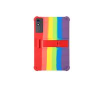 INSOLKIDON Compatible For TABWEE T60 Pro 13.4 INCH 2025 Tablet Case, Full Coverage Ultra Slim adjustable Stand Silicone Shockproof Lightweight Protective Cover Case (Colorful)