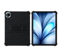 INSOLKIDON Compatible FOR Vivo iQOO Pad 5C 12 inch Tablet Case, Full Coverage Ultra Slim adjustable Stand Silicone Shockproof Lightweight Protective Cover Case (Black)