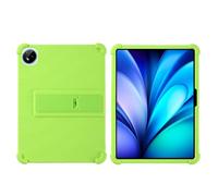 INSOLKIDON Compatible For Vivo iQOO Pad 5e 12.1 inch Tablet Case, Full Coverage Ultra Slim adjustable Stand Silicone Shockproof Lightweight Protective Cover Case (Green)