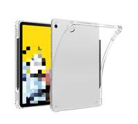 INSOLKIDON Compatible for Wacom MovinkPad 11 Clear TPU Case Shockproof Transparent Protective Cover with Built-in Pen Holder Slim Lightweight Anti-Yellowing Back Case (Transparent)