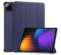 INSOLKIDON Compatible For Xiaomi Pad 8 / Pad 8 Pro 2025 11.2 Inch Tablet case, Full Coverage Ultra Slim PU leather Cover Case folding Stand Cover Protective Tablet Auto Sleep Wake (Blue)