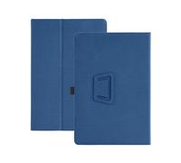 INSOLKIDON Compatible For XPPEN Magic Note Pad 11-INCH Tablet case, Full Coverage Ultra Slim PU leather Cover Case folding Stand Cover Protective Tablet Hand Strap Magnet (Blue)
