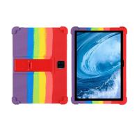 INSOLKIDON Compatible with Acer A312 10.1 inch Tablet Case, Full Coverage Ultra Slim adjustable Stand Silicone Shockproof Lightweight Protective Cover Case (Colourful)