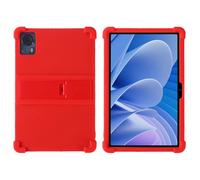 INSOLKIDON Compatible with Case for DOOGEE T30SE / DOOGEE T30 Ultra 11 INCH tablet, Full Coverage Ultra Slim adjustable Stand Silicone Shockproof Lightweight Protective Cover Case (Red)