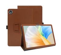 INSOLKIDON Compatible with DOOGEE T40 pro 12-INCH Tablet case, Full Coverage Ultra Slim PU leather Cover Case folding Stand Cover Protective Tablet Cover with Hand Strap Magnet (Brown)