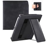 INSOLKIDON Compatible with Pocketbook Era 2022 Model PB700 Tablet case, Full Coverage Ultra Slim leather Cover Case with folding Stand Cover Rugged Auto Sleep/Wake hard shell (Black)