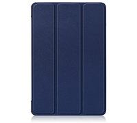 INSOLKIDON Compatible with Xiaomi Mi Pad 5 Pro/Pad 5 Tablet Case Leather Back Cover Band Full Body Protection for Tablet Shell (Navy Blue)