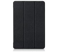 INSOLKIDON Compatible with Xiaomi Mi Pad 5 Pro/Pad 5 Tablet Leather Back Cover Band Full Body Protection for Tablet Shell (Black)