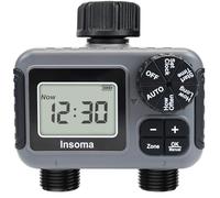 Insoma 2 Zone Water Timer for Outdoor Garden Hose, IPX5 Waterproof