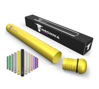 Insomnia Smoke Joint Case | Water, Smell & Odour Proof | Premium Tobacco Doob Tube Cigarette Storage Container Box for King Size Pre-roll Cone | Made of CNC Aluminium for Luxury Lifestyle (Yellow)