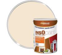 InsOpaint Advance Energy Saving Paint Bagels 5L - Tough Acrylic Wall & Ceiling Emulsion for Interior Use - Anti Condensation, Mould Resistant & Long Lasting Thermal Insulation Paint