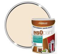 InsOpaint Insulating Anti Condensation Paint - Superior Protection Against Mould & Moisture | Energy Saving Thermal Paint for Walls & Ceilings | Damp Proof Paint - Matchstick - 5L